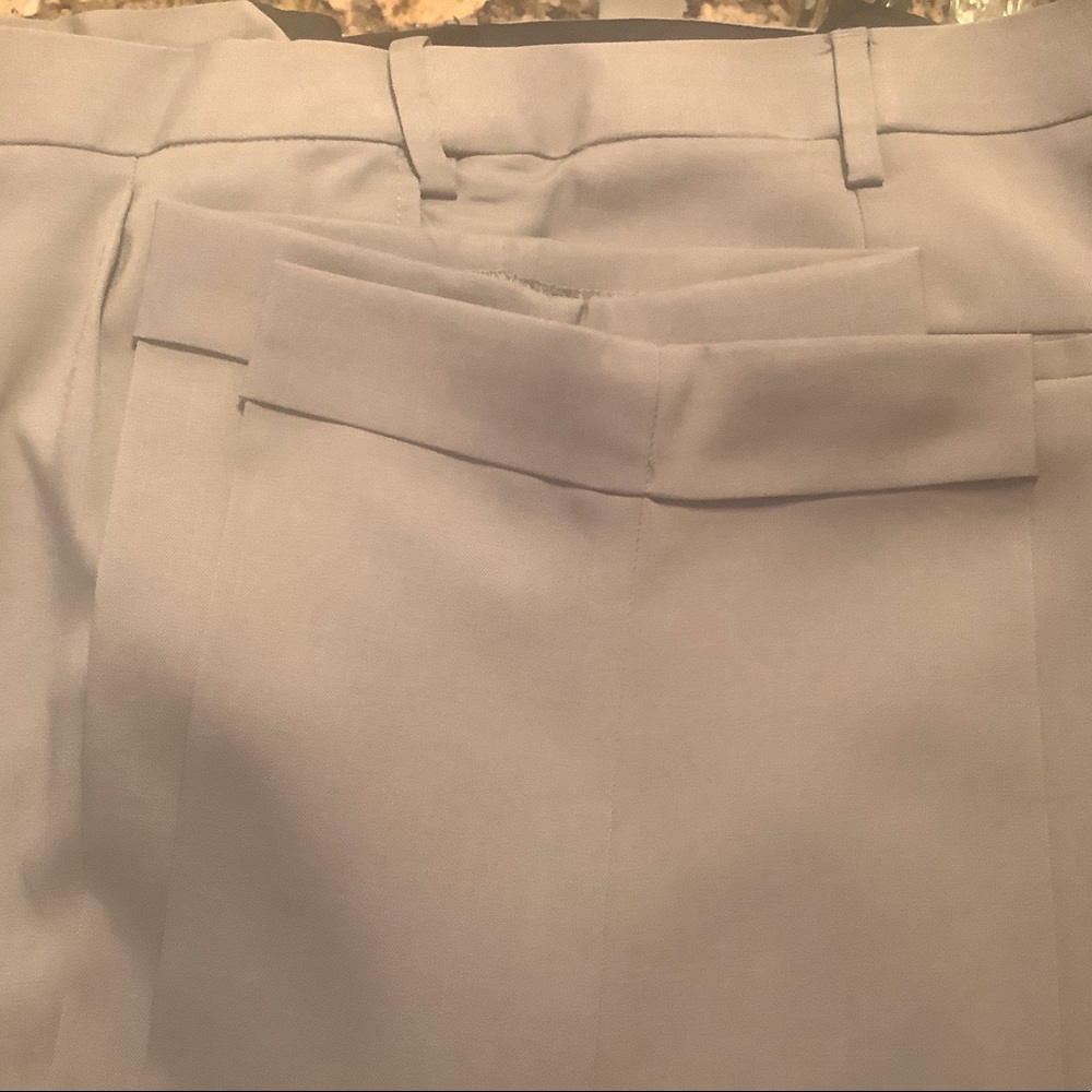 Used tan dress slacks.